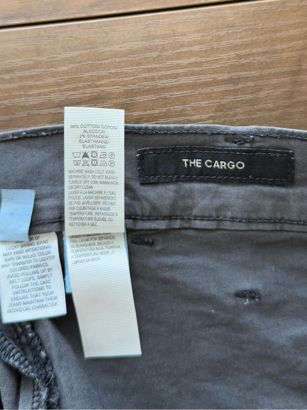 Lucky Brand Women’s Dark Gray The Cargo Pants Size 4 - Picture 5 of 5